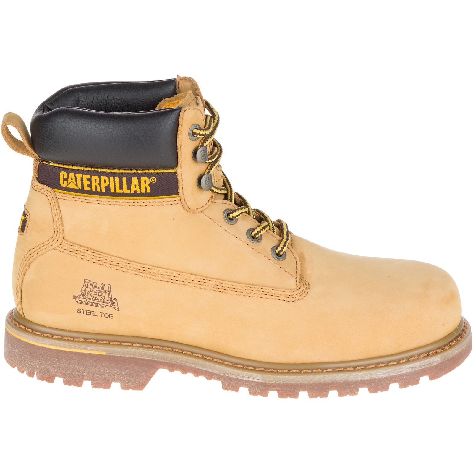 Mens Caterpillar Holton Steel Toe S3 Hro Src Work Boots Orange Malaysia Outlet (ZQPSM5832)